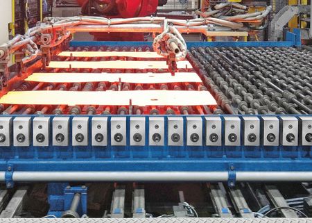 Automation of hot forming lines